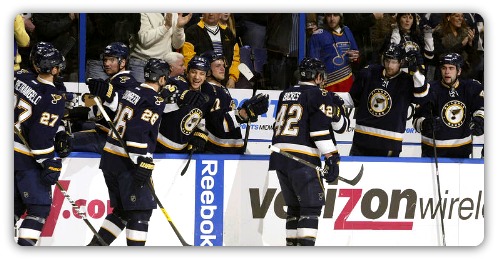 Sabres Rally Falls Short in St. Louis
