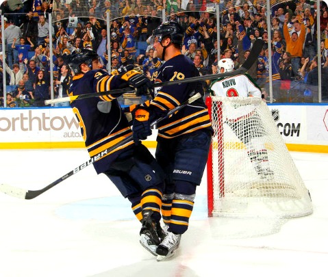 Sabres Jump into 8th With Wild Win