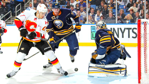 Sabres host Flames to begin three game homestand