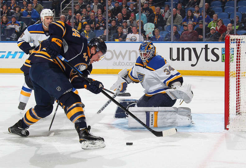 Sabres flat in return to FNC, shutout by Blues