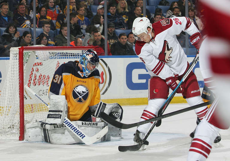 Coyotes stumble past Sabres in overtime