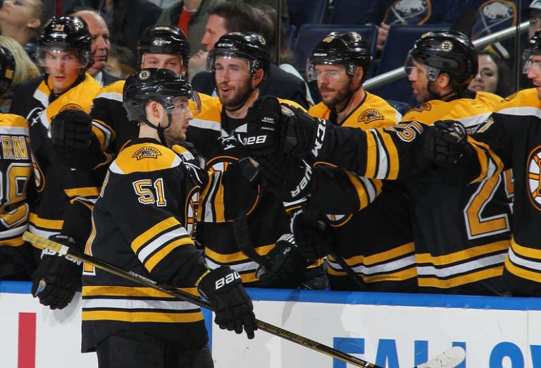 Bruins top Sabres in shootout, 3-2