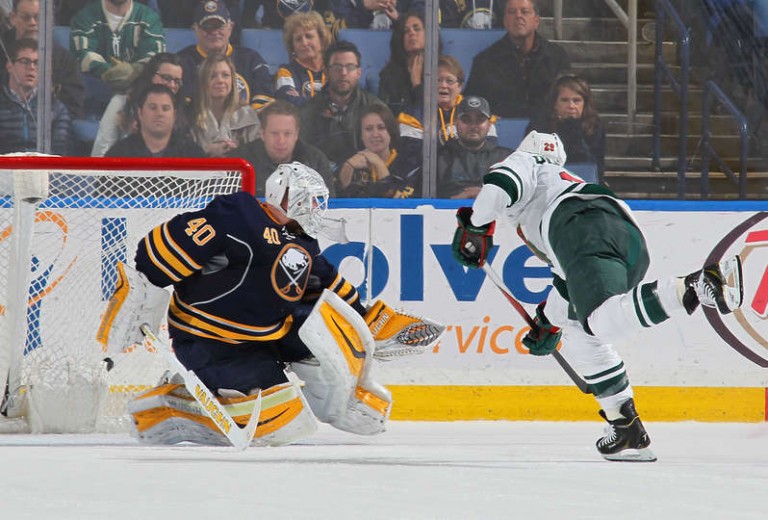 Pominville’s shootout goal helps Wild down Sabres, 3-2