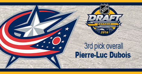 Blue Jackets choose Dubois 3rd overall