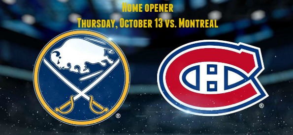 Sabres to host Canadiens in home opener