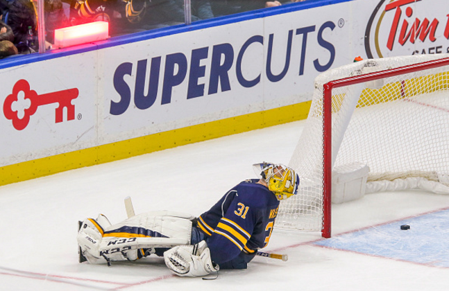 Sabres quieted at home again