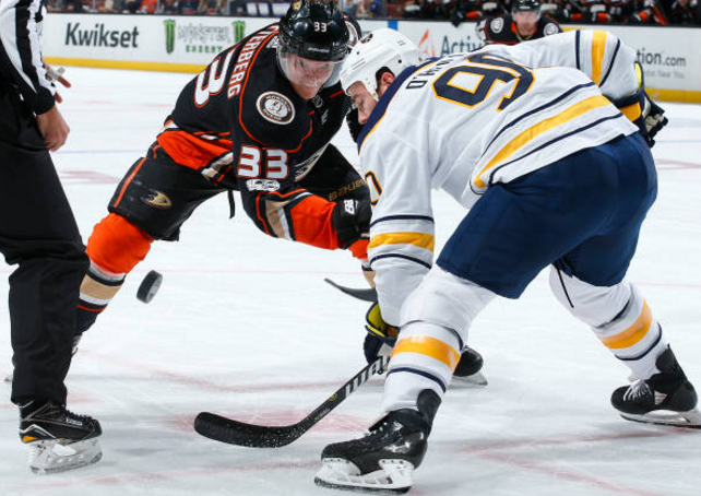 Sabres hold off Ducks for first win