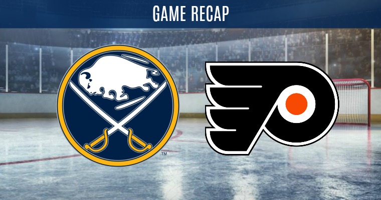 Sabres quieted by Elliott, Flyers