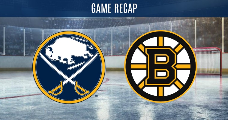 Bruins top Sabres, 3-2