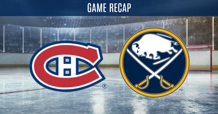 Canadiens top Sabres, 3-1
