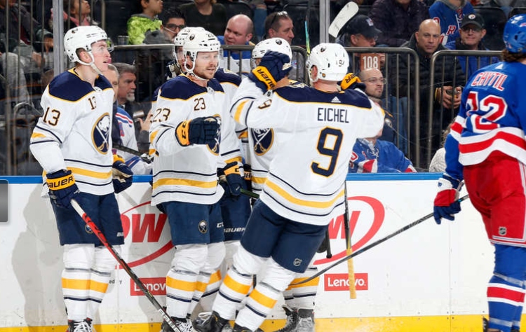 Hutton, Sabres hang on for MSG win