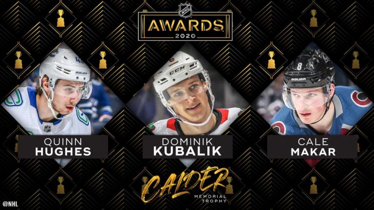 NHL announces Calder finalists